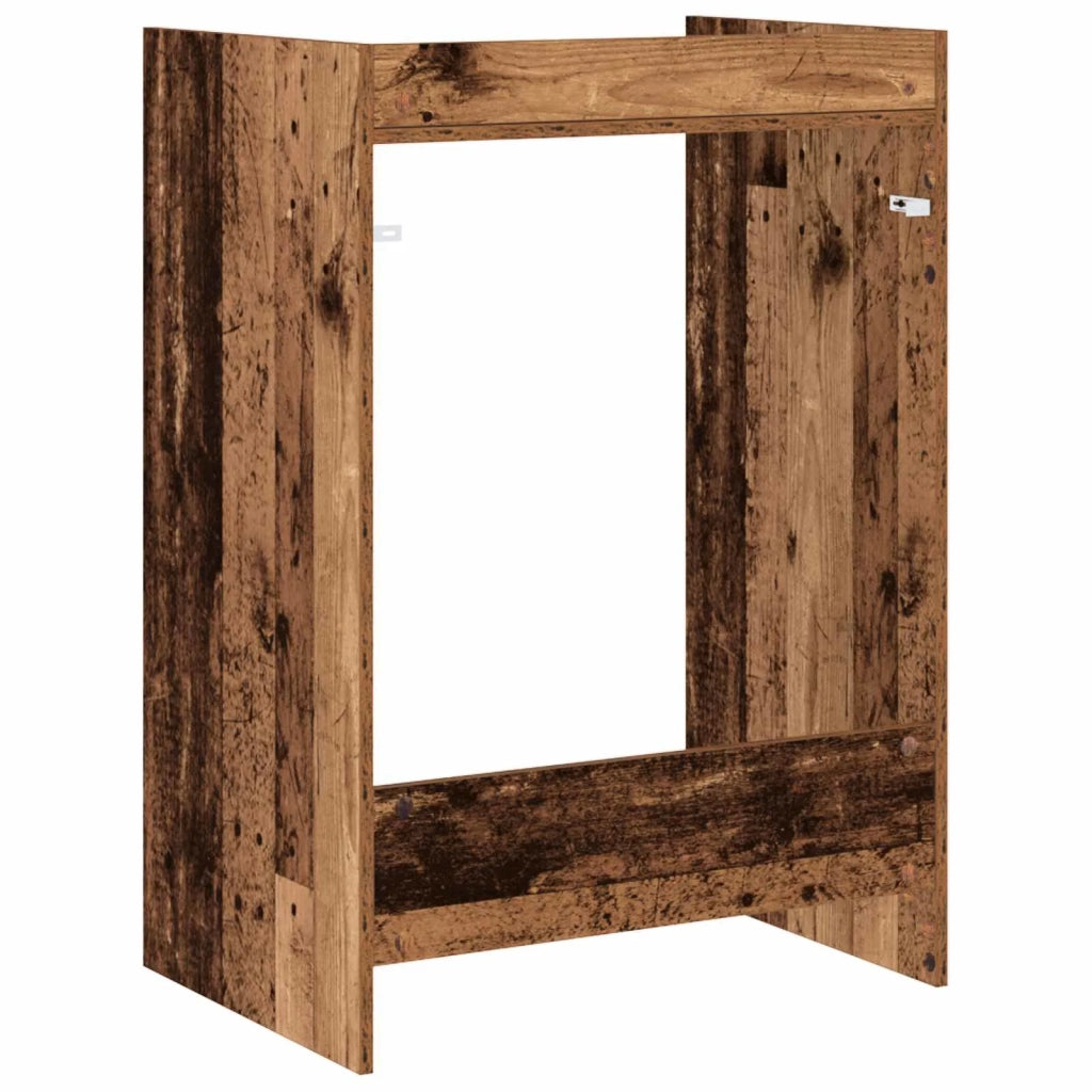 Mobiletto per lavatrice Legno vecchio 67,5 x 48 x 97 cm 8006822