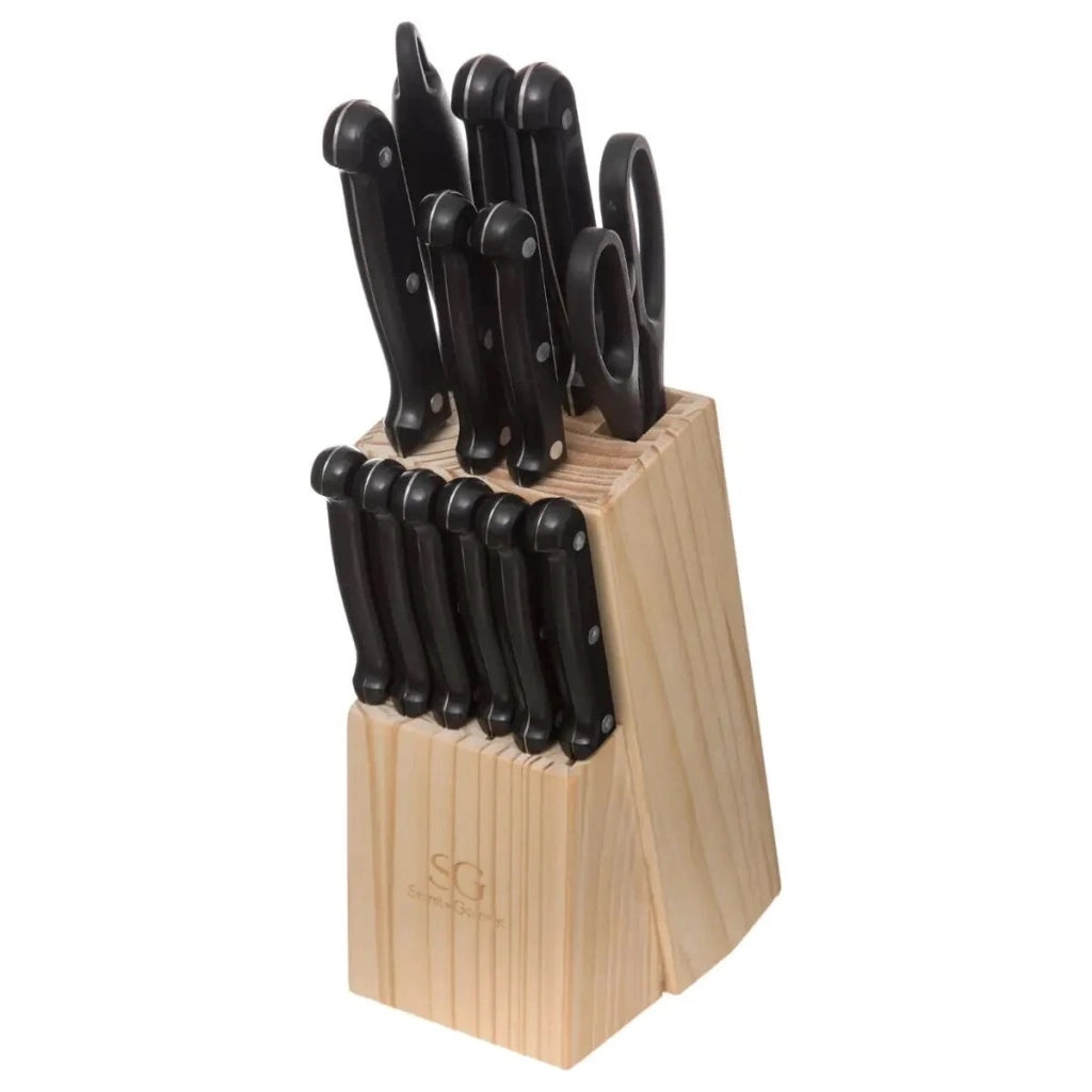 Set Coltelli con Ceppo, 11 Pezzi + Affilatore