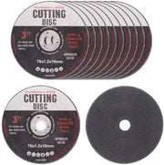 Schiacciafiletti 76mm - 12 pezzi - Schiacciafiletti a croce - Schiacciafiletti per metallo/legno - Resistenti allo shock - Tagli precisi - Schiacciafiletti a disco