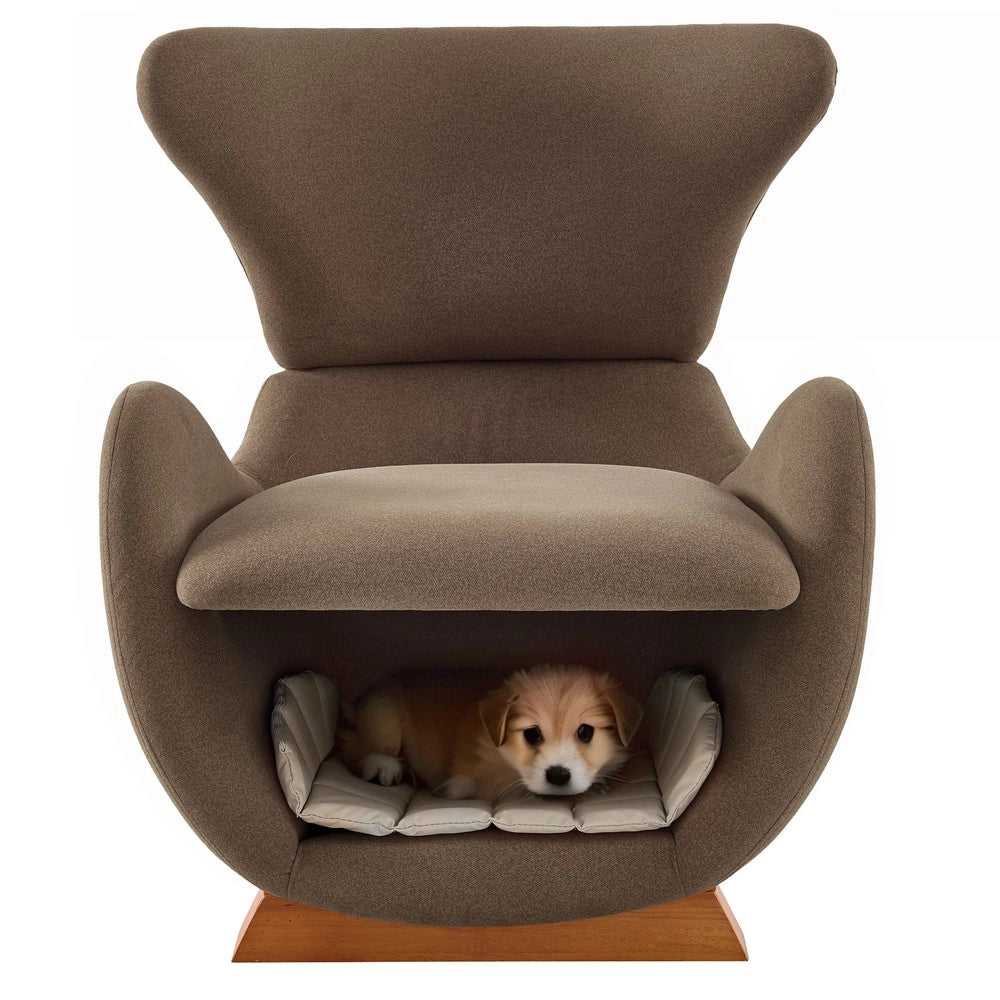 Designer-Loungesessel Walhai-Look - Zephmum- Haustierfreundlich, anti-Kratz-Stoff, R¨¹ckzugsort f¨¹r Tiere