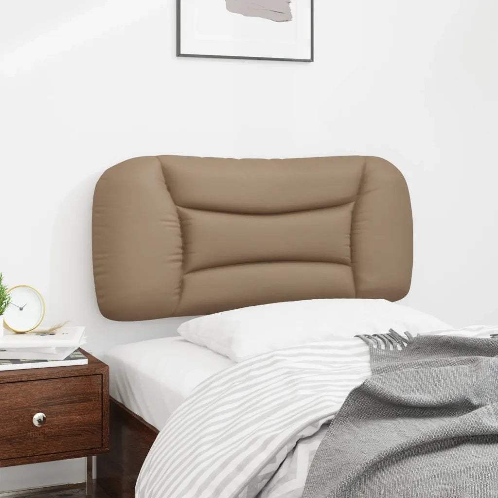 Cuscino Testiera Hvar Cappuccino 80 cm in Similpelle 374536