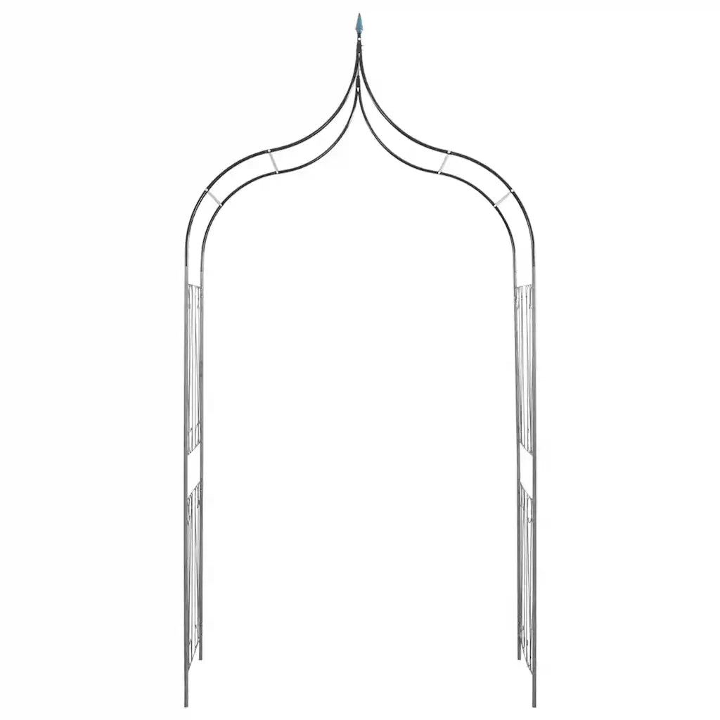 Arco da Giardino per Piante Rampicanti Verde Scuro 40777
