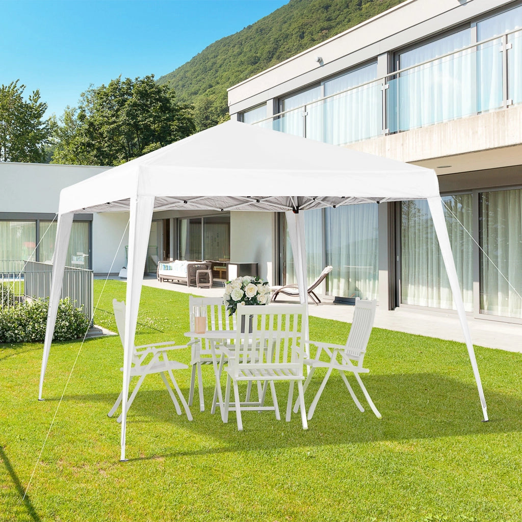 Gazebo Pop-up Impermeabile Bianco 3x3m