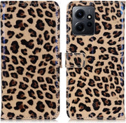 Custodia per Xiaomi Redmi Note 12 Portamonete con Disegno di Leopardo