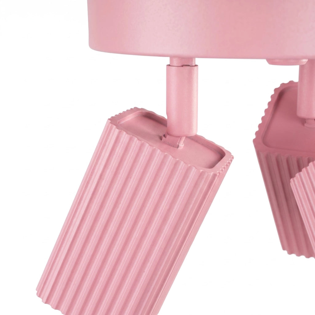 Plafoniera RAYO 3P rosa