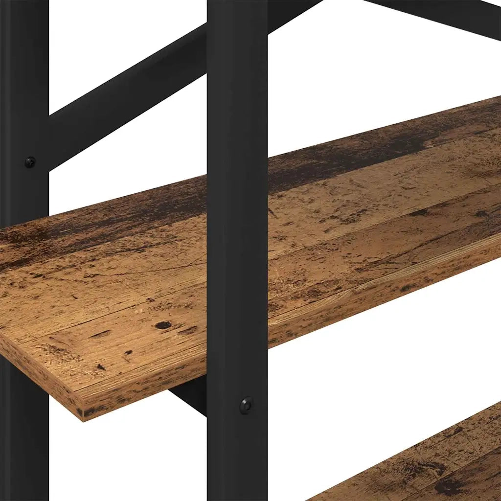 Libreria-Scaffale per Libri-Mobile di Stoccaggio Legno vecchio 100 x 33,5 x 102 cm Legno multistrato