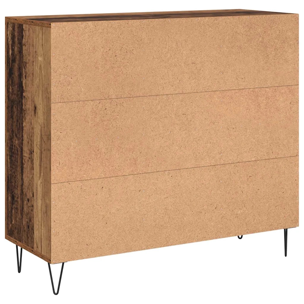 Credenza-Buffet-Armadio da cucina Legno vecchio 90 x 32,5 x 80 cm Legno multistrato