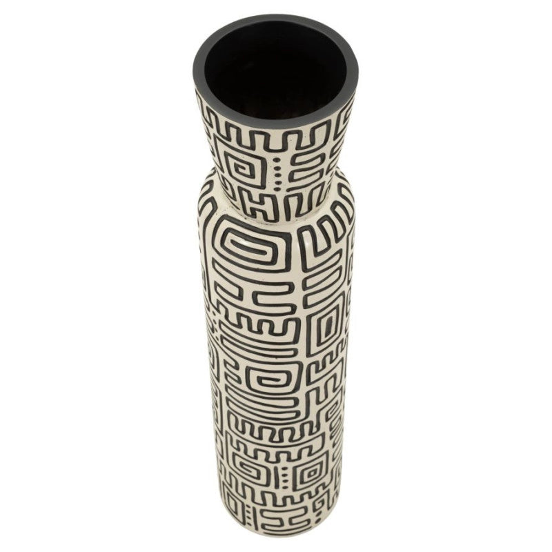 Vaso Resina Nairobi cm ø 15,5x65 (apertura cm ø 11,5)