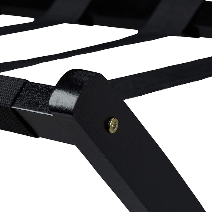 Portapacchi per valigia pieghevole in legno nero 13_0002162