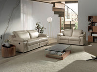 Comodino in noce e acciaio nero