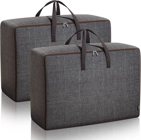 Borsa di stoccaggio per lenzuola - Cerniere in nylon e tessuto Oxford respirante - Ideale per abiti e coperte