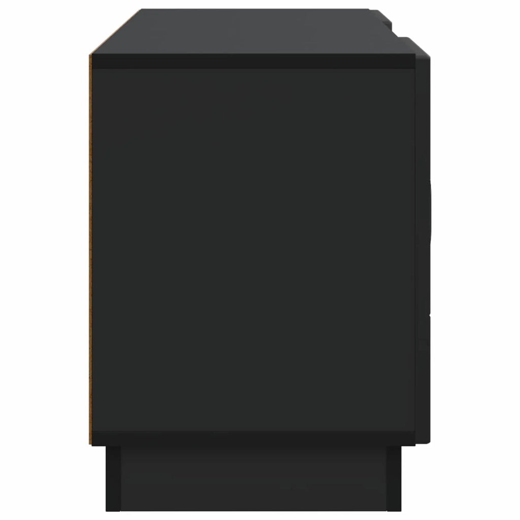 Mobile TV Nero 102 x 34,5 x 47 cm Legno ingegnerizzato