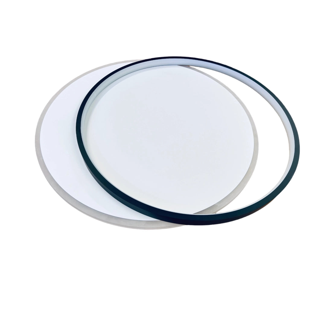 Plafoniera da soffitto design moderno rotonda da 36 watt tre colorazione di luce