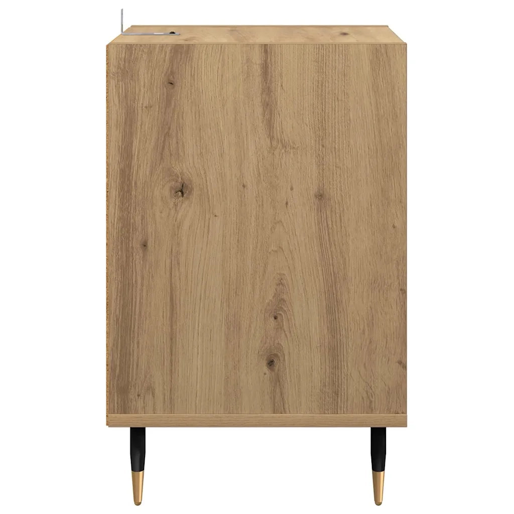 Mobile TV-Credenza per TV-Console TV Rovere artigianale 100 x 35 x 55 cm Legno multistrato 238080
