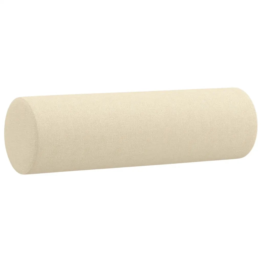 Cuscini Decorativi 2 pz Crema ?15x50 cm in Tessuto CFW5259990
