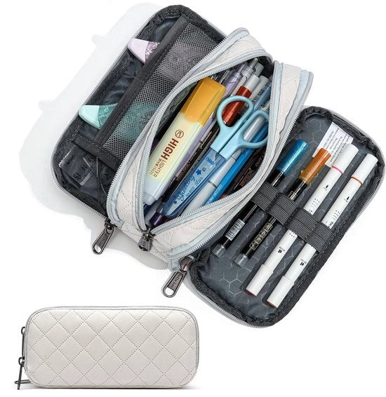 Etui estetico - Organizzatore per penne - Beige