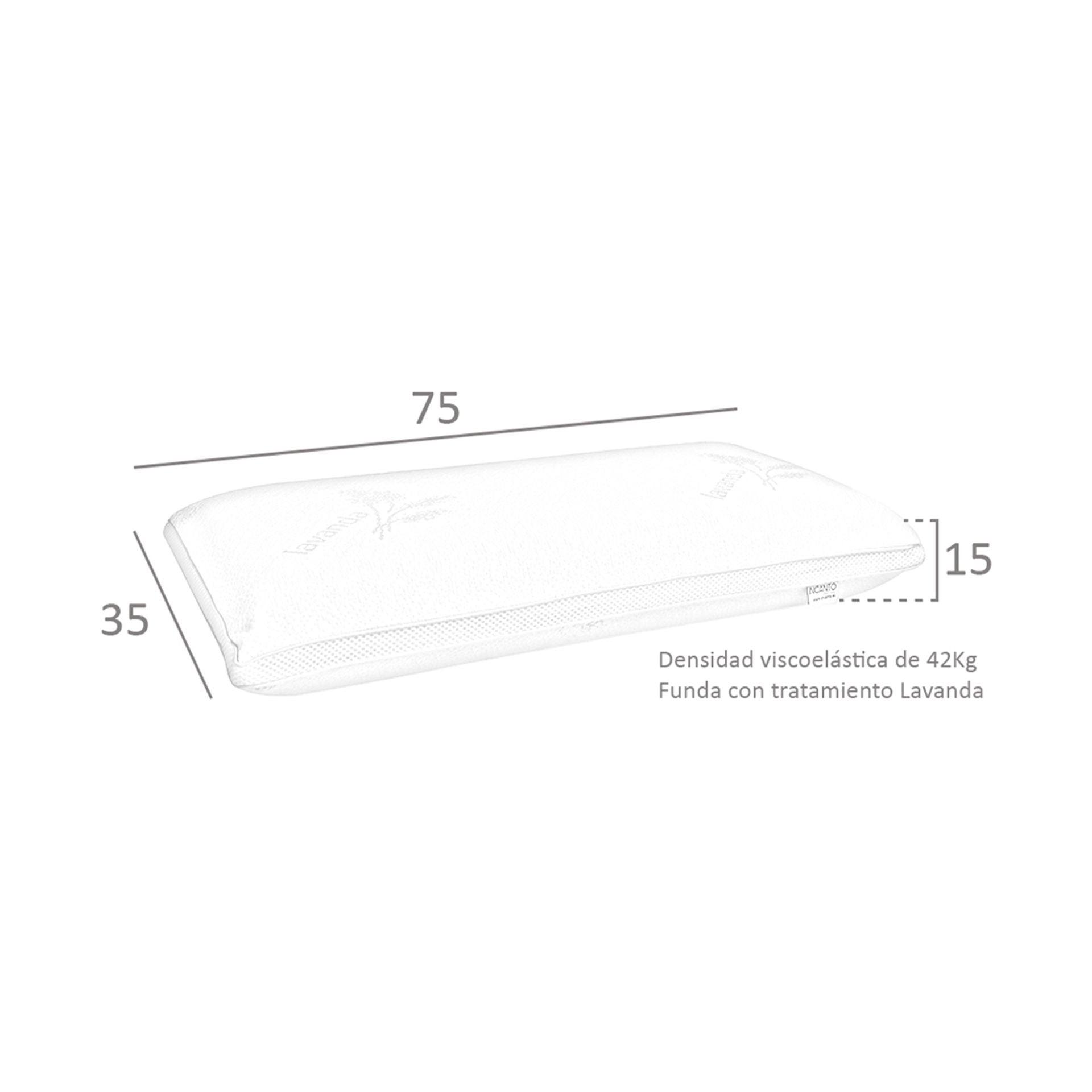 Cuscino viscoelastico e profumo di lavanda