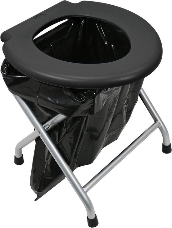 Water Closet con Struttura Metallica - Colore: Nero