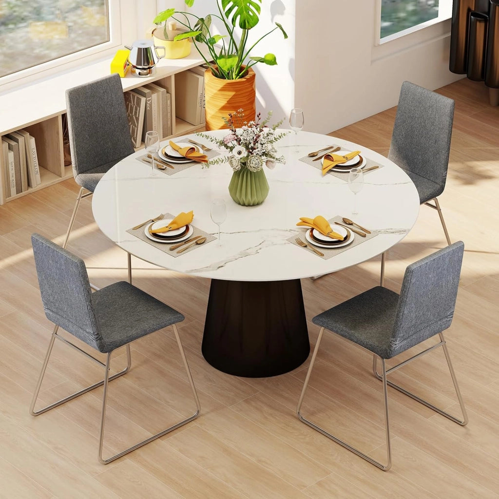 Set di 2 sedie da sala da pranzo con schienale pieghevole, sedie da cucina, imbottite, telaio in metallo, portata fino a 150 kg, sedie da accento senza maniche, 47 x 52 x 88 cm