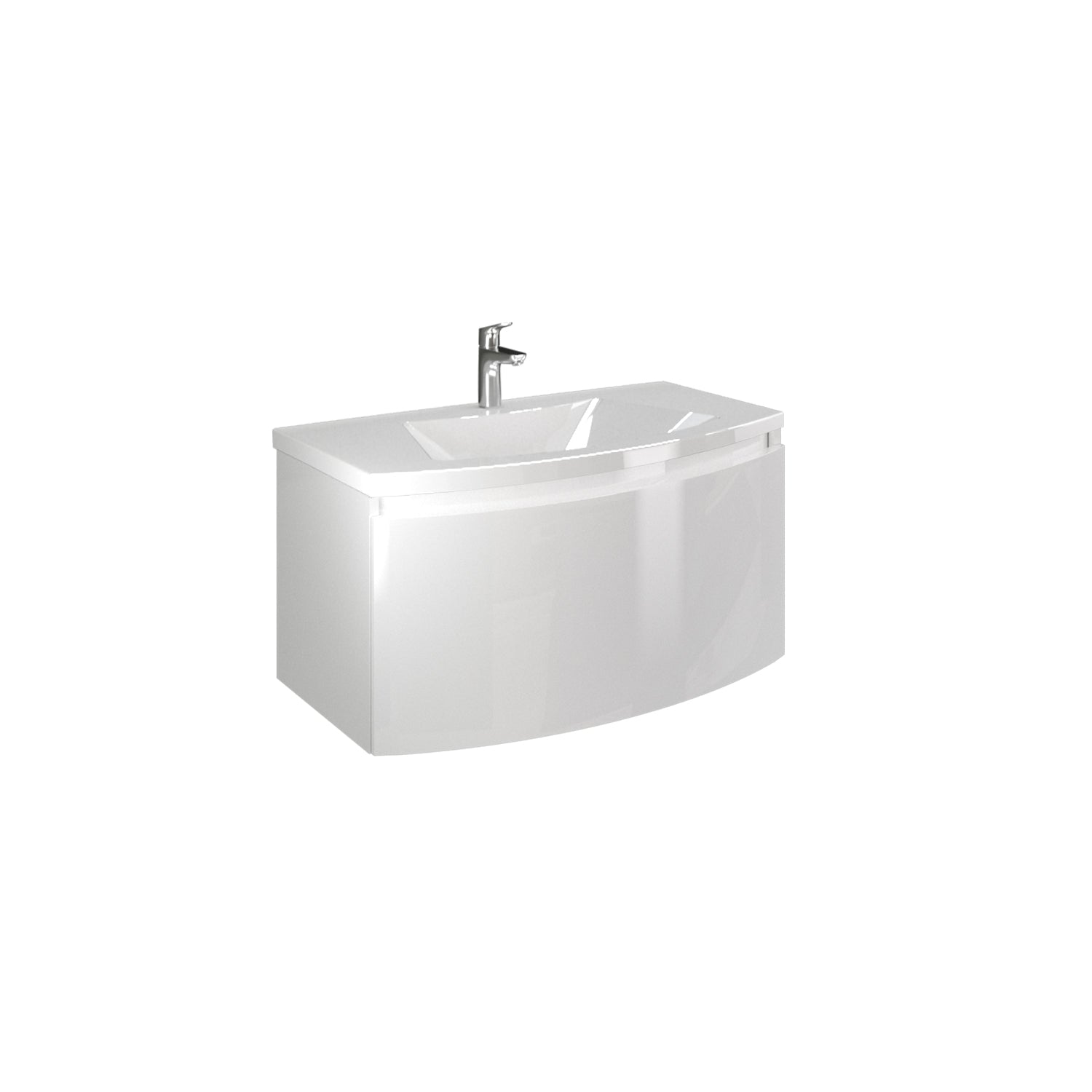 BASE SOLE 80CM BIANCO LUCIDO