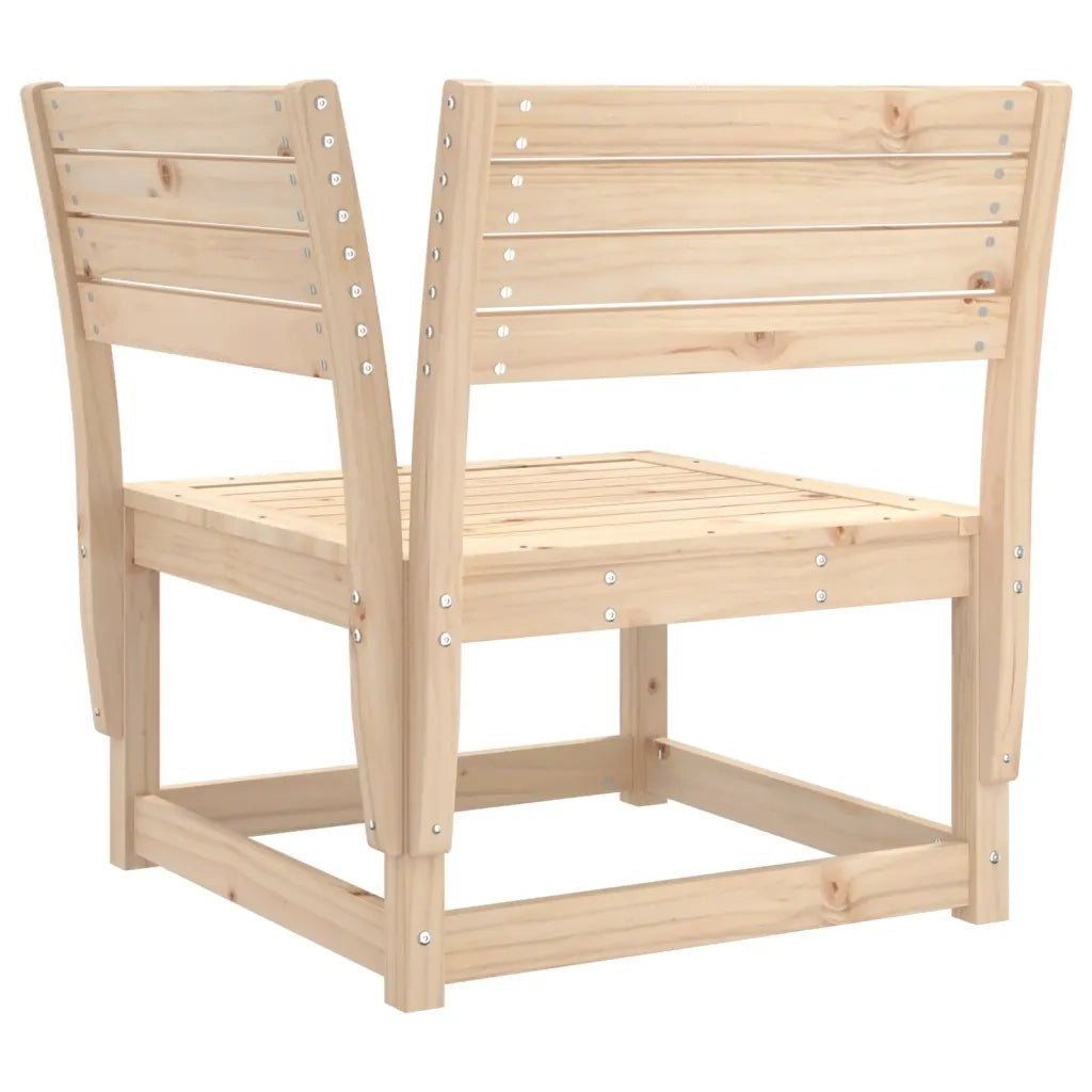 Divano Angolare da Giardino-Sofa da Giardino-Divanetto da esterno 73x73x78 cm Legno Massello di Pino