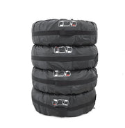 Cassetti di Protezione per Pneumatici - 4 pezzi - Idonei per Diametro 80 cm - Resistenti ai Raggi UV - Protezione per Pneumatici
