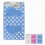 Trade Shop - Tappeto Tappetino Pvc Impronte Piedi Antiscivolo Vasca Bagno Doccia 59628 69x37cm -