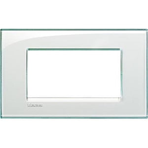 Bticino LivingLight placca quadra 4 moduli