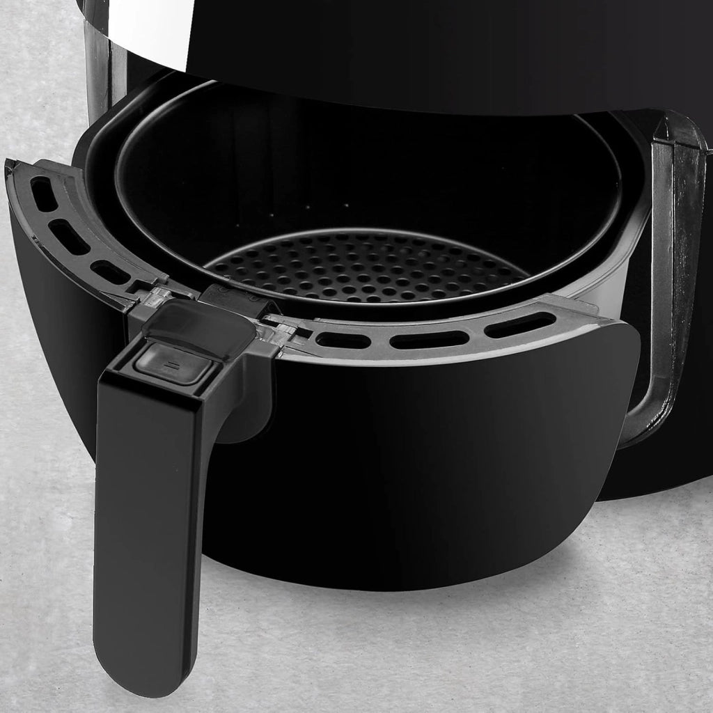 Friggitrice ad Aria Calda 9in1 XXL 6,5L LED Touch Display Senza Olio Antiaderente Air Fryer 1850W Nera