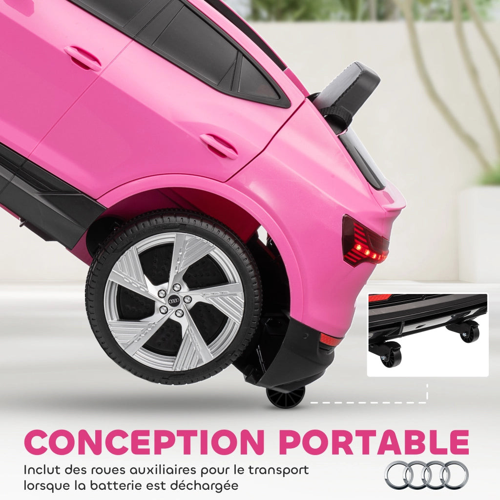 Auto elettrica per bambini con telecomando 2.4G ¨C zephmum ¨C rosa