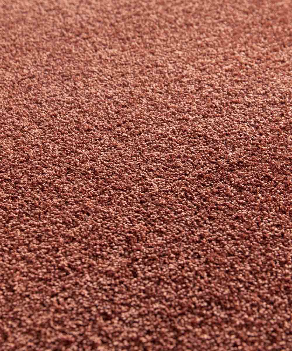 Tappeto FEEL TERRACOTTA tinta unita moderno, pelo morbido resistente e lavabile in lavatrice cm.240x340