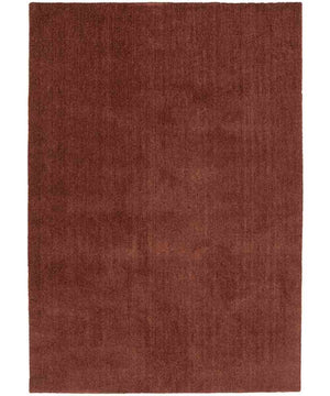 Tappeto FEEL TERRACOTTA tinta unita moderno, pelo morbido resistente e lavabile in lavatrice cm.200x290