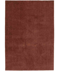 Tappeto FEEL TERRACOTTA tinta unita moderno, pelo morbido resistente e lavabile in lavatrice cm.80x150