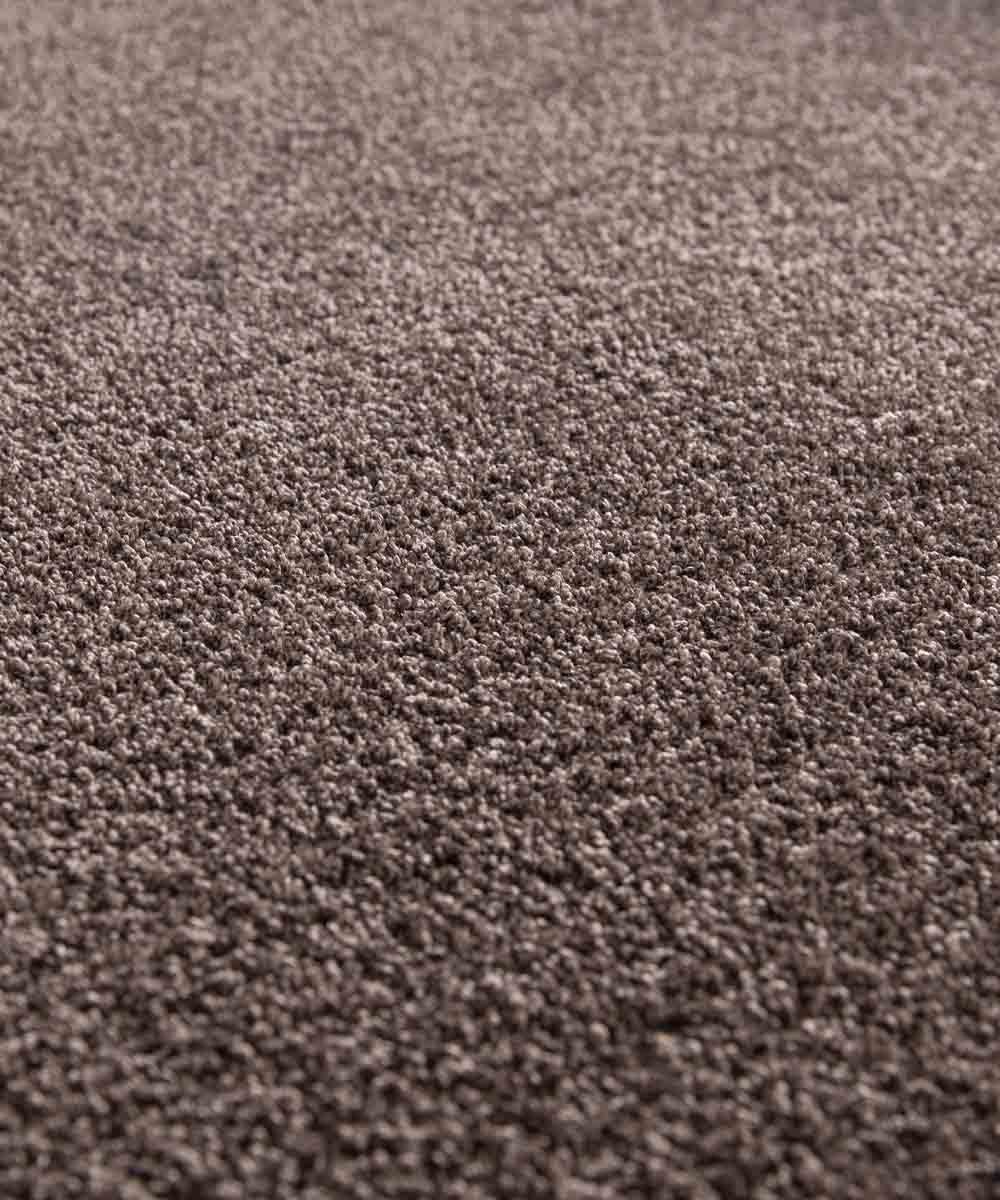 Tappeto FEEL MARRONE tinta unita moderno, pelo morbido resistente e lavabile in lavatrice cm.240x340