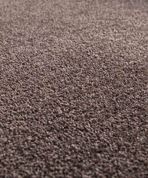 Tappeto FEEL MARRONE tinta unita moderno, pelo morbido resistente e lavabile in lavatrice cm.240x340