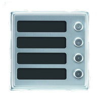 Modulo Pulsantiera Esterno Incasso Sinthesi 4 Pulsanti 1m Urmet 1148/14