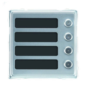 Modulo Pulsantiera Esterno Incasso Sinthesi 4 Pulsanti 1m Urmet 1148/14