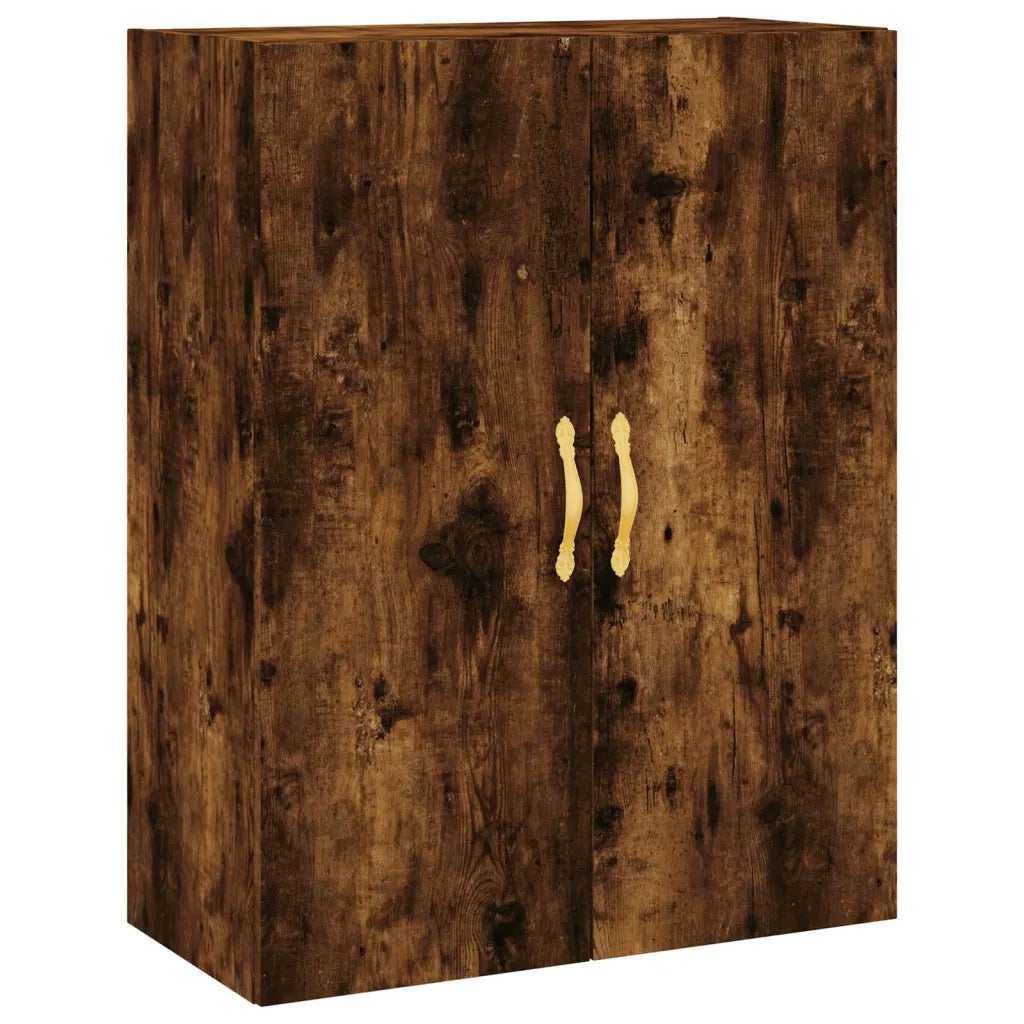 Mobili a Parete 2 pz Rovere Fumo 69,5x34x90 cm 3195608