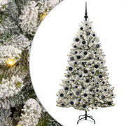 Albero di Natale | Decorazioni natalizie artificiale con 300 LED Verde e Bianco 180 cm