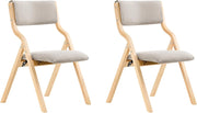 Lotto da 2 Sedie Pieghevoli da Pranzo con Seduta e Schienale Imbottiti, Design Elegante e Salvaspazio Sedie Pieghevoli da Interno, Perfette per Cucina, Ufficio ed Esterno, Grigio FST40-HGx2