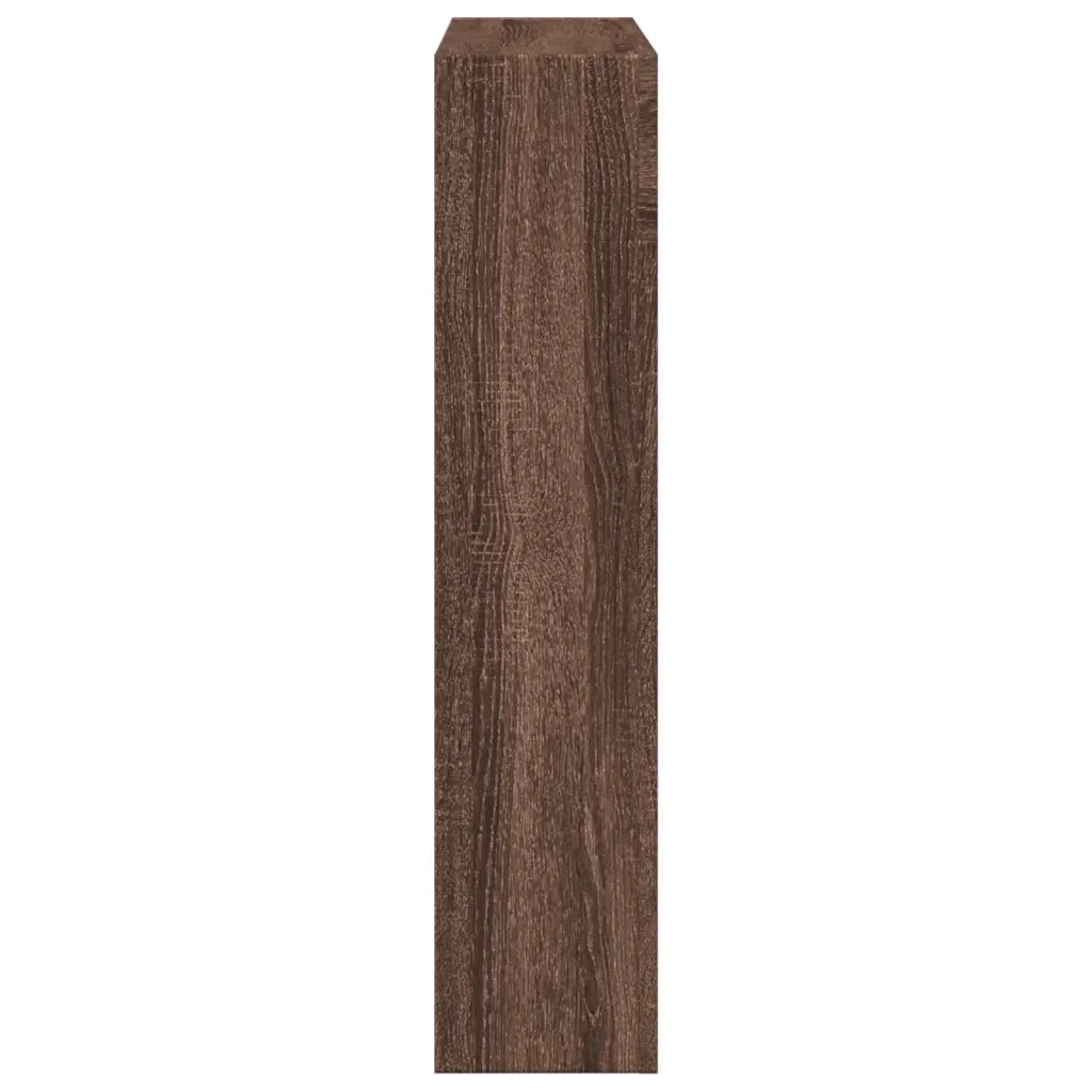 vidaXL Cornice per Camino Rovere Marrone 81x18x82 cm in Truciolato