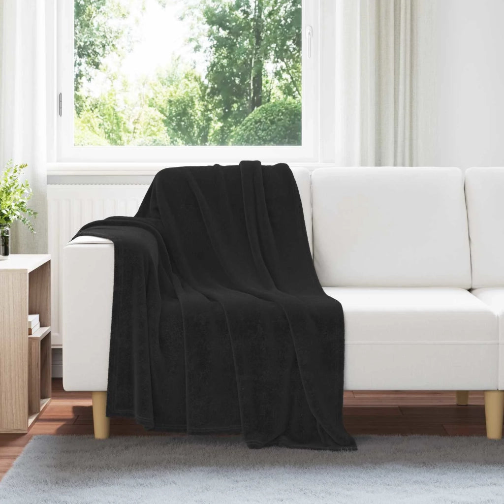 Coperta Nero 130 x 150 cm Panno 42016777