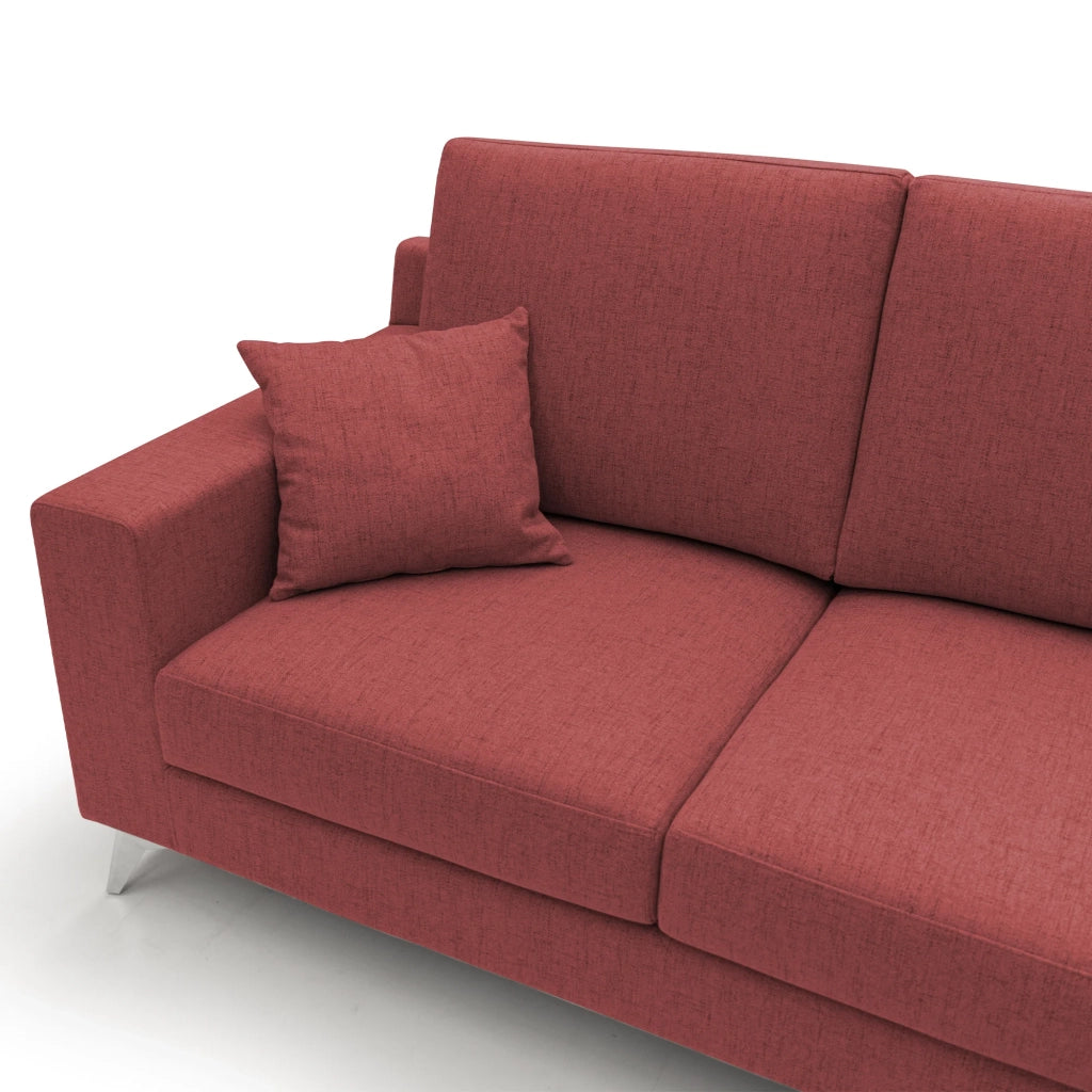 Michael Divano in tessuto impermeabile antimacchia T03 206 cm rosso