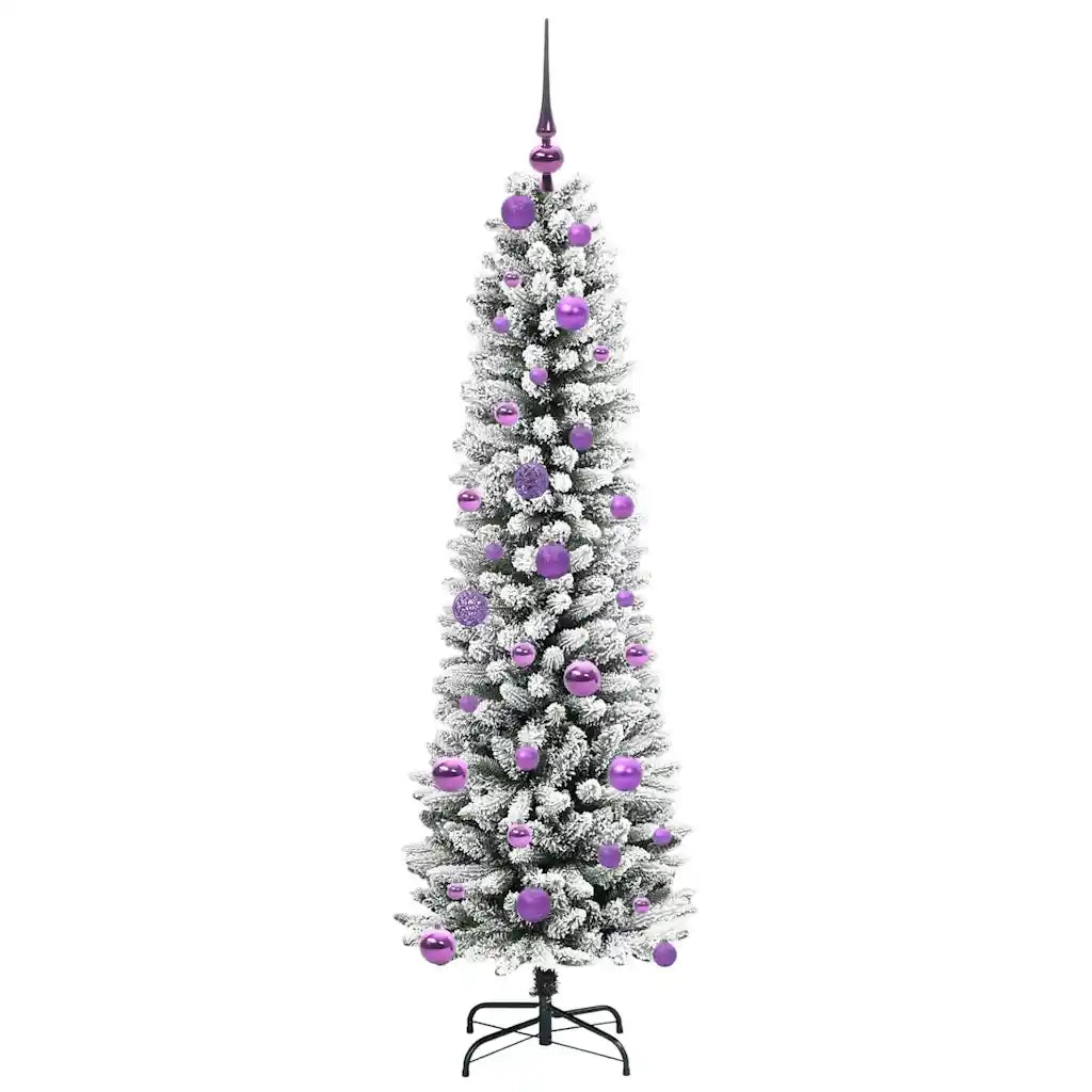 Albero di Natale | Decorazioni natalizie artificiale con 150 LED Bianco 150 cm
