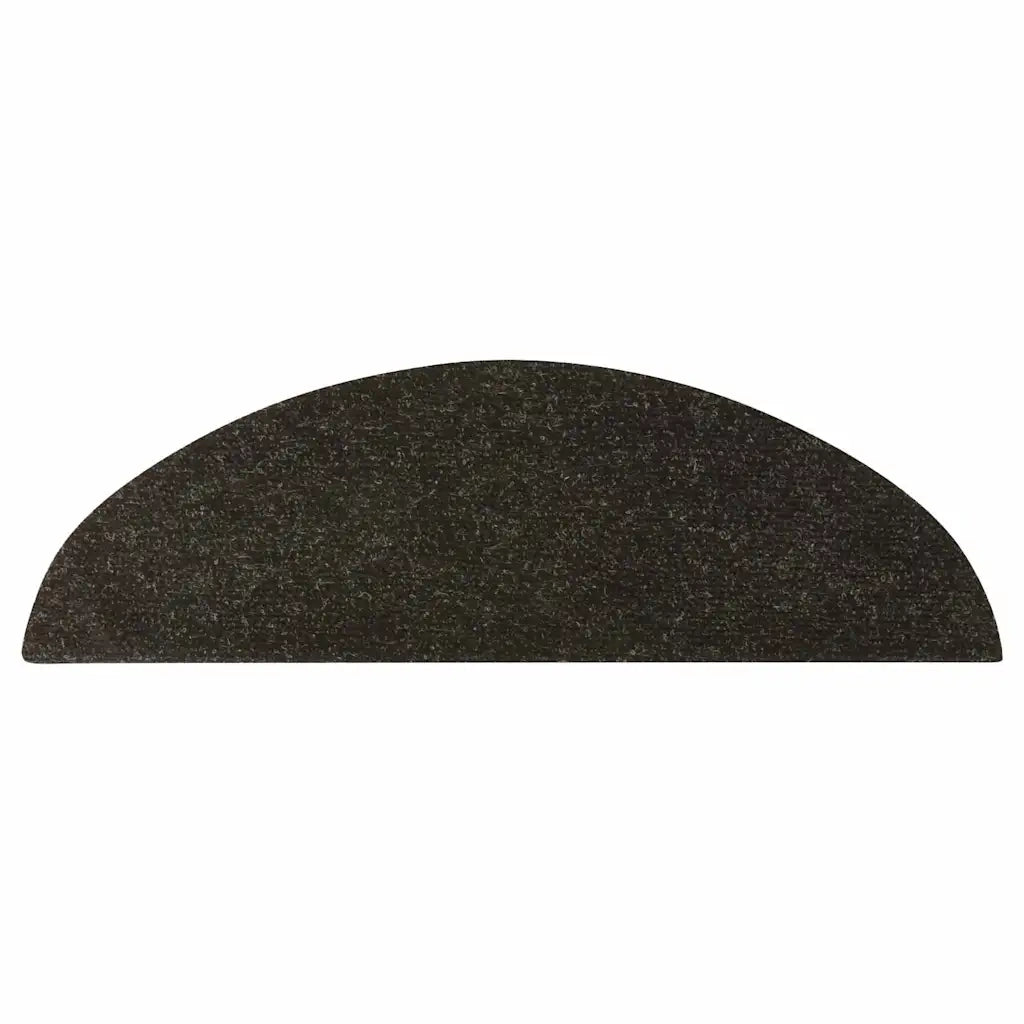 Tappetini Autoadesivi per Scale 10 pz | Gradini per Scale Antracite 56x17x3 cm
