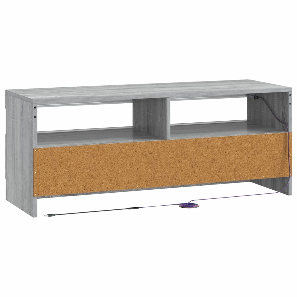 Mobile TV LED Sonoma grigio Legno ingegnerizzato 897871