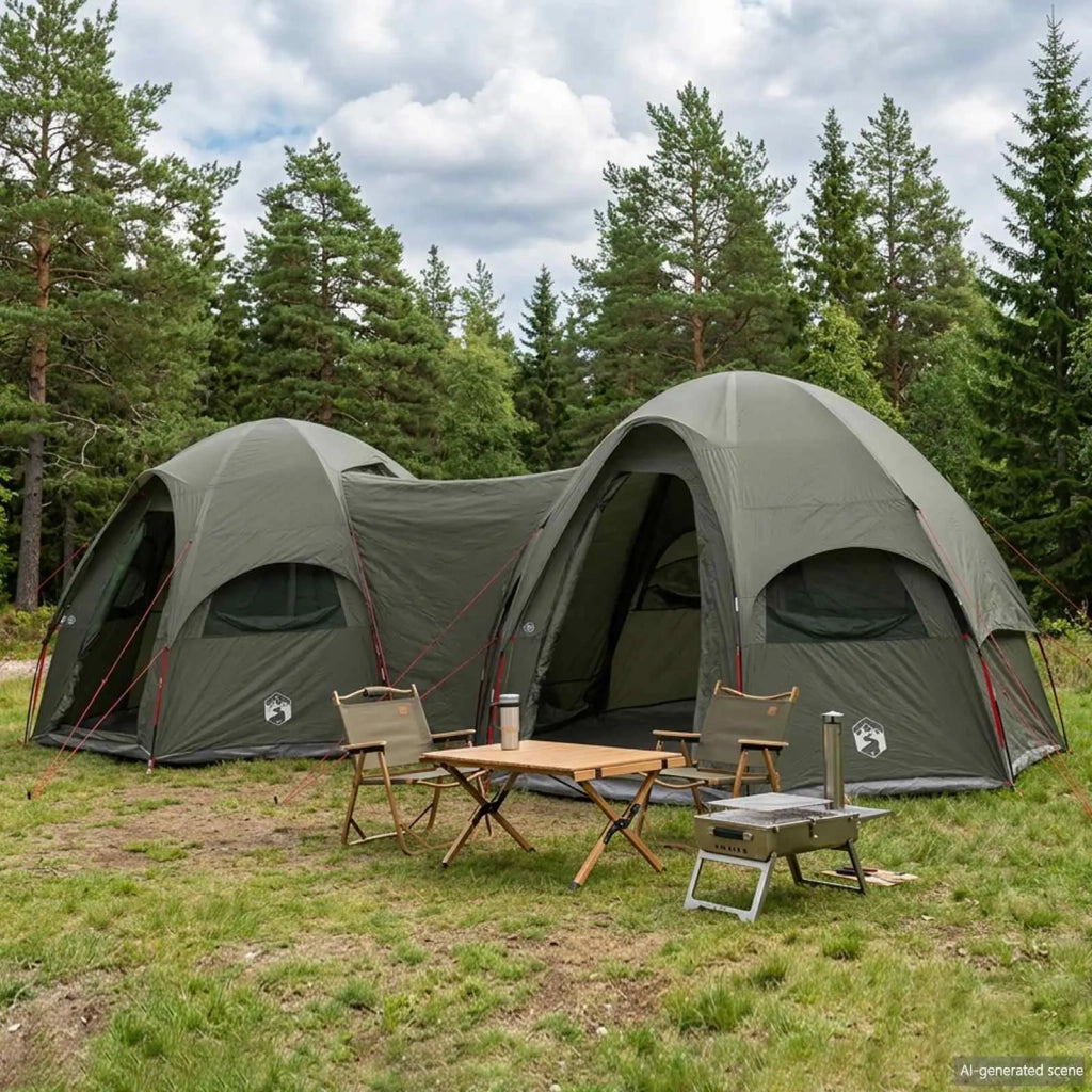 Tenda familiare con telo da pioggia resistente all'acqua 42042245