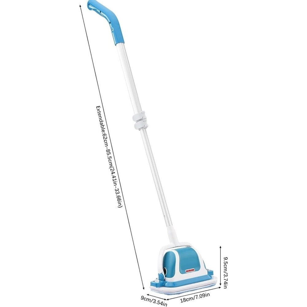 Trade Shop - Mocio Elettrico Senza Fili Ricaricabile Per La Pulizia Casa Pavimenti Ergonomico -