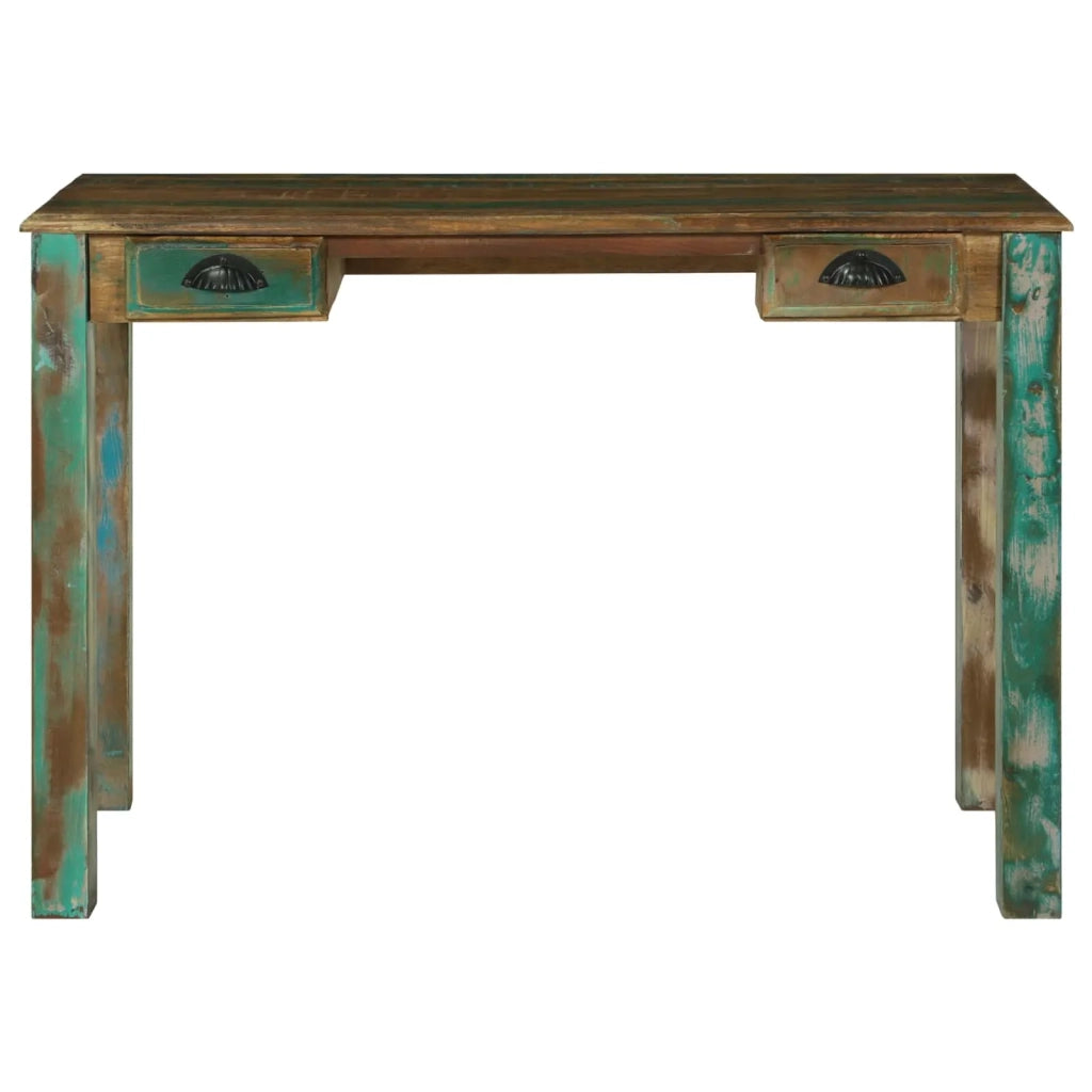 Scrivania Marrone 112 x 55 x 76 cm Legno Recuperato Massello 358877