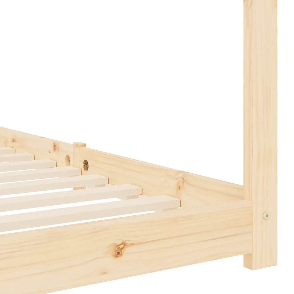 Giroletto per Bambini in Legno Massello di Pino 80x160 cm 283347